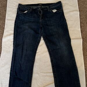 Kut from the Kloth Women's Indigo Straight Leg Jeans